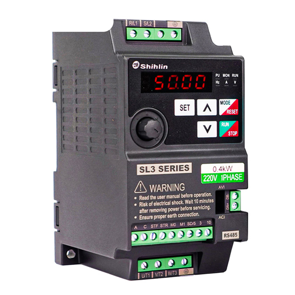 Biến tần Shihlin SL3-021-0.4K 0.4kW 1 Pha 220VAC