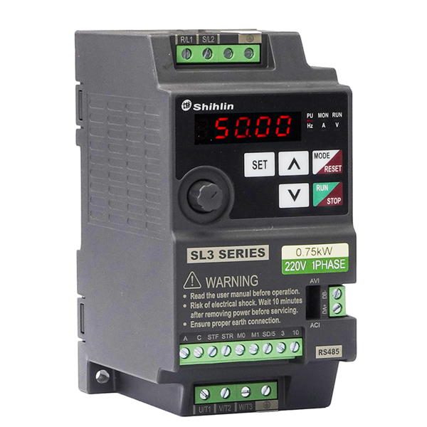 Biến tần Shihlin SL3-021-0.75K 0.75kW 1 Pha 220VAC